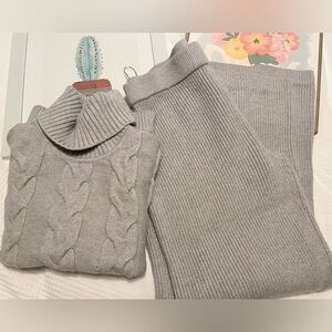 House of Harlow 1960 Light Gray Sweater sets